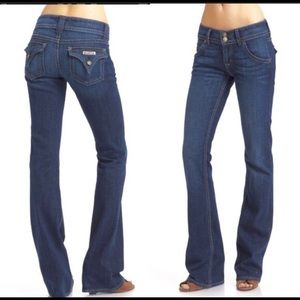 Gently used Hudson bootcut low rise jeans
